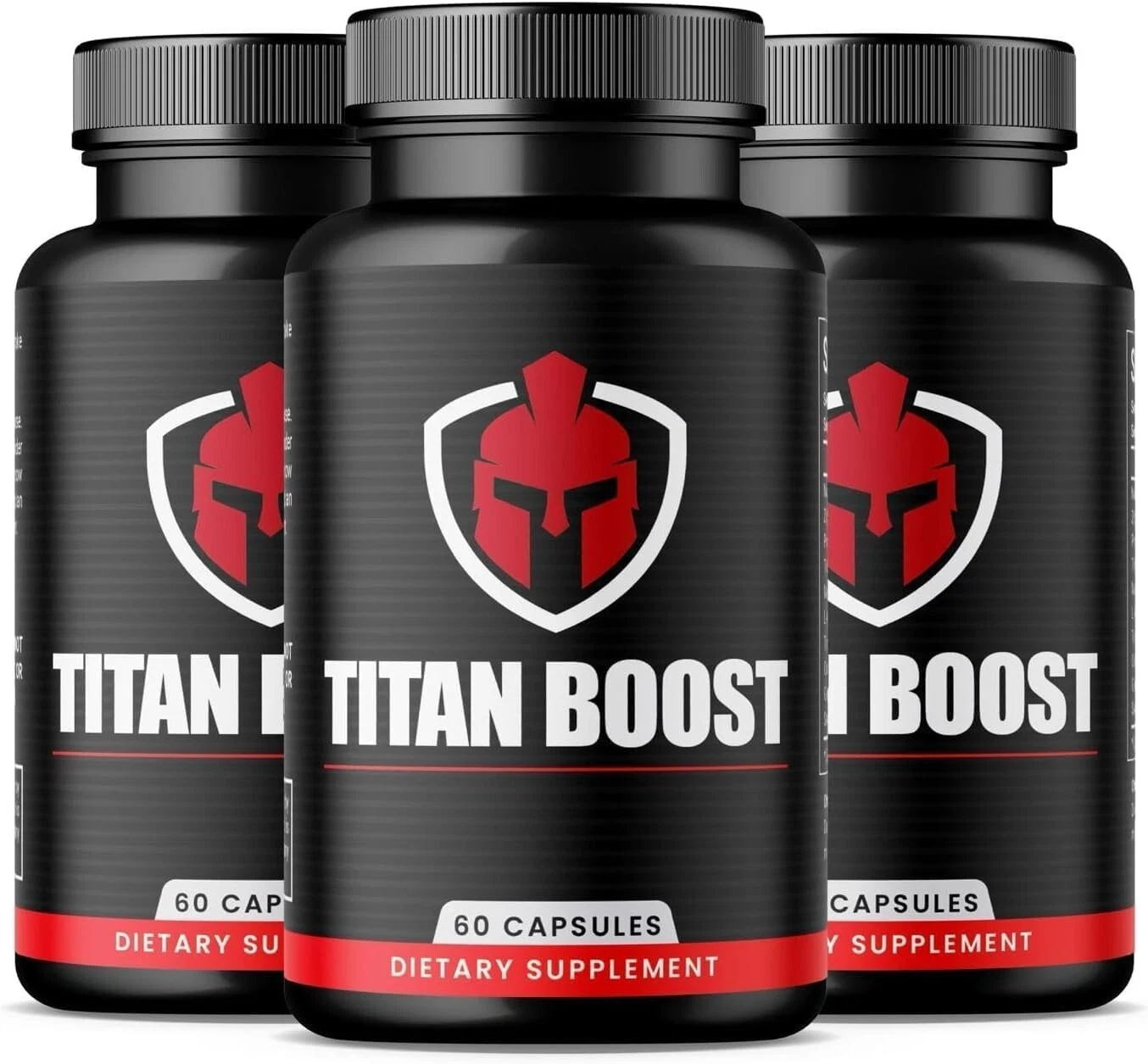 Titan Boost All Natural Energy Support Dietary Supplements (180 Capsules) 3 Pack
