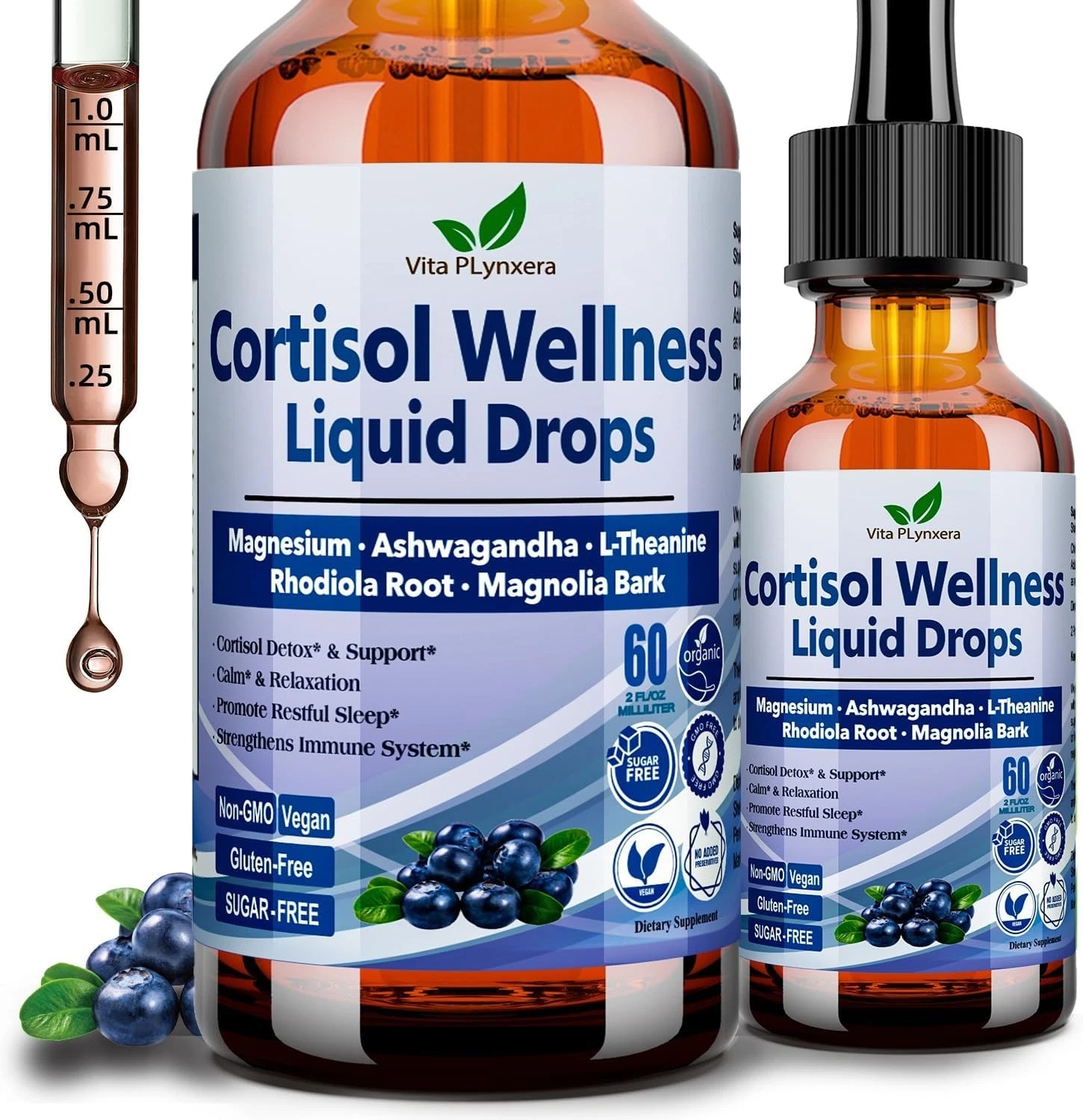 Cortisol Supplements for Women & Men 17-in-1 Cortisol Reducer Detox Manager w...