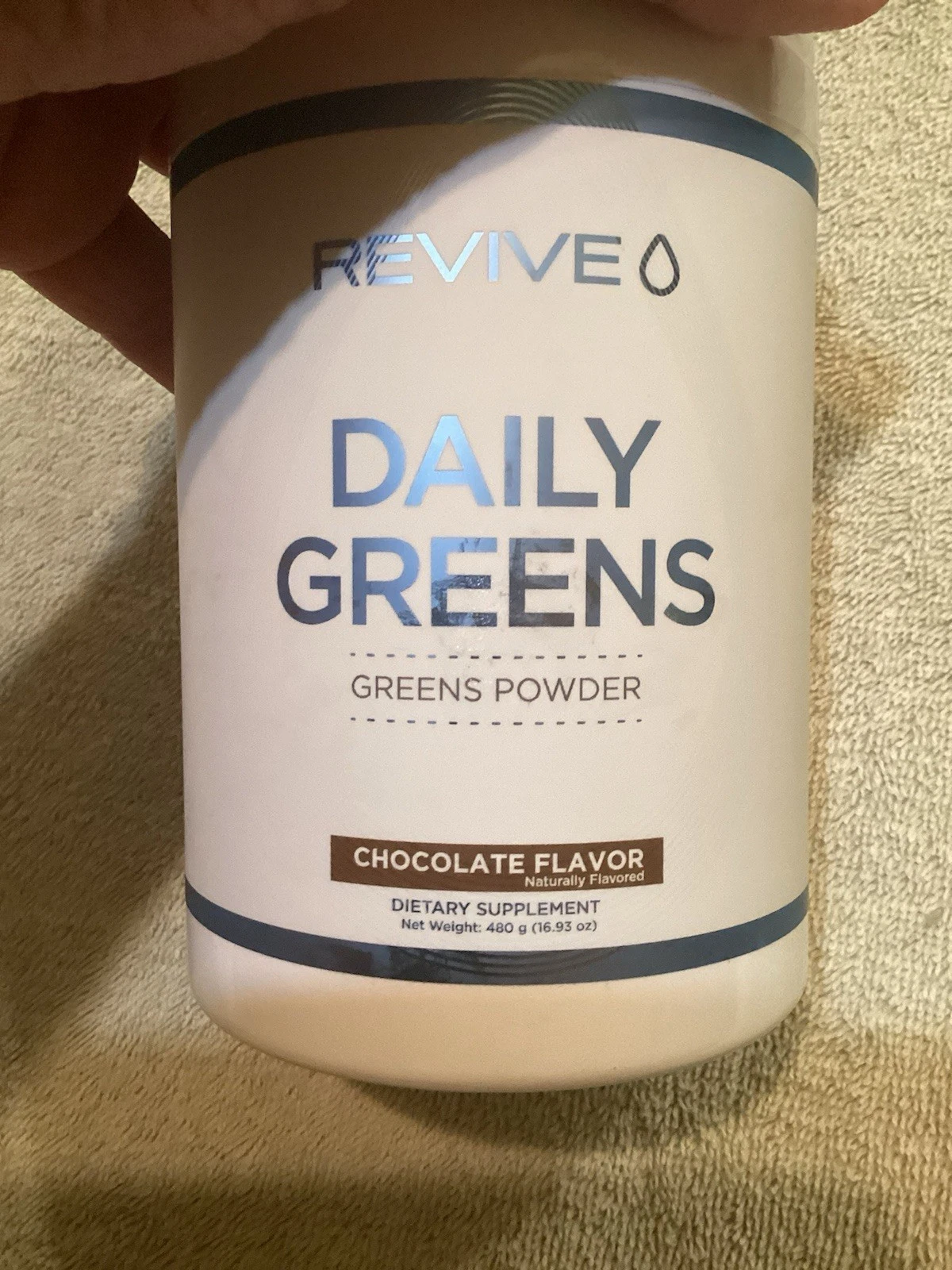 Revive Daily Greens Greens Powder Chocolate Flavor Exp 04/2027 16.93oz