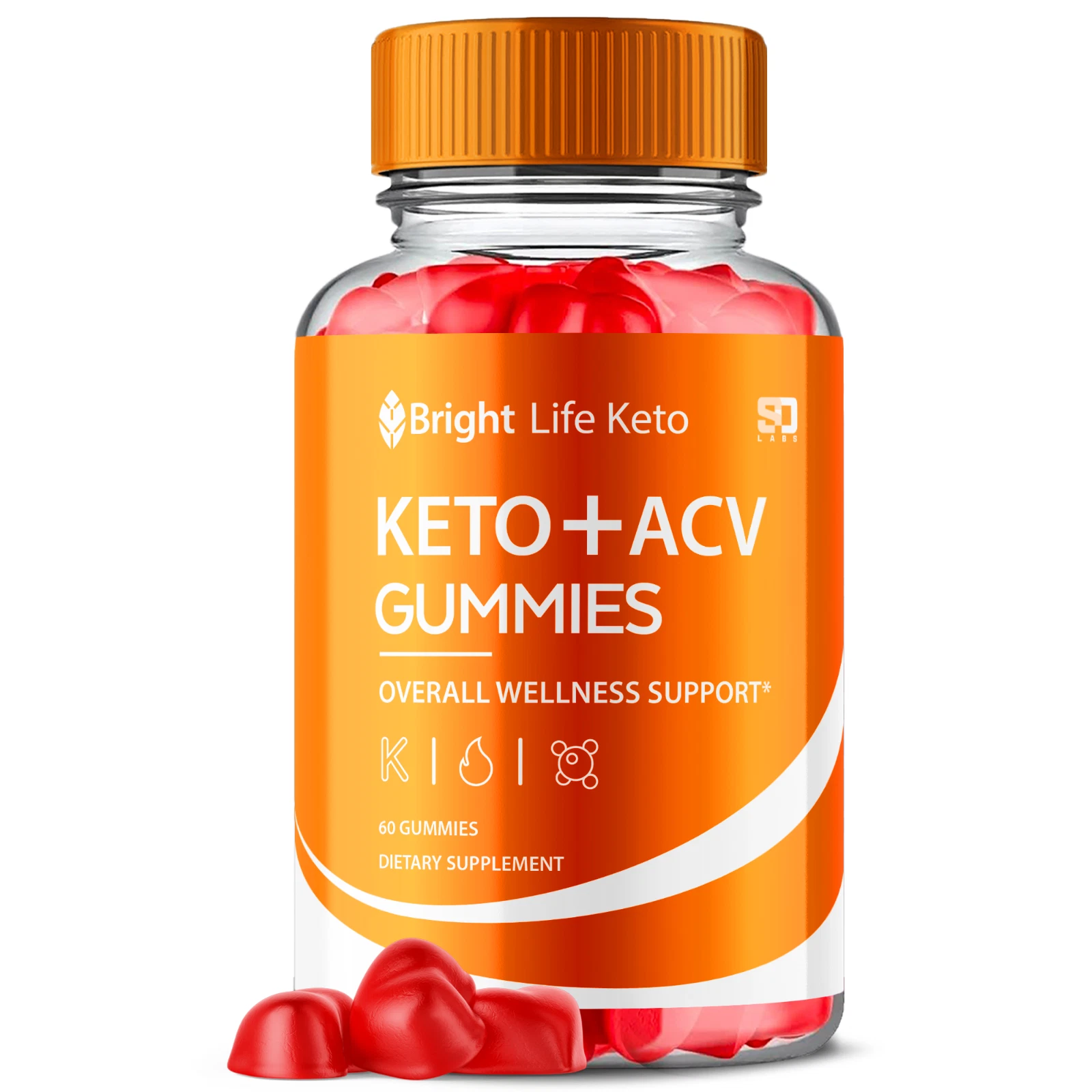 Bright Life Keto ACV Gummies - For Weight Management & Healthy Body - 60 Gummies