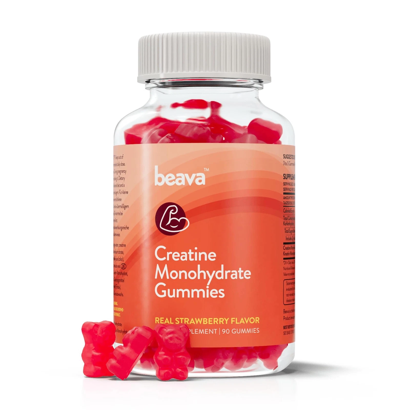 Creatine Monohydrate Gummies - 30 Servings - Vegan Creatine Chews for Muscle ...
