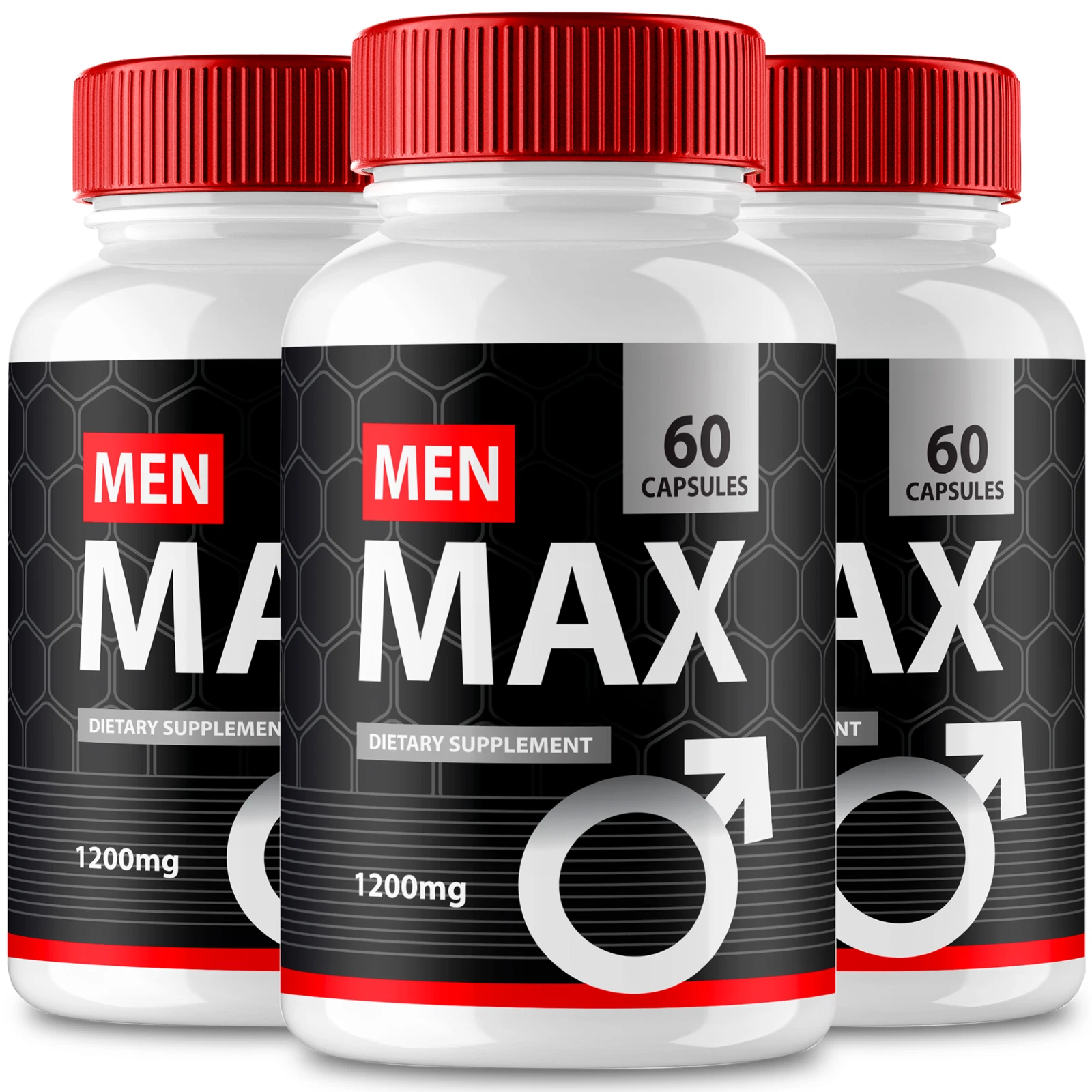 (3 Pack) Men Max Enhancement Pills, Performance & Drive Pills for Male Support