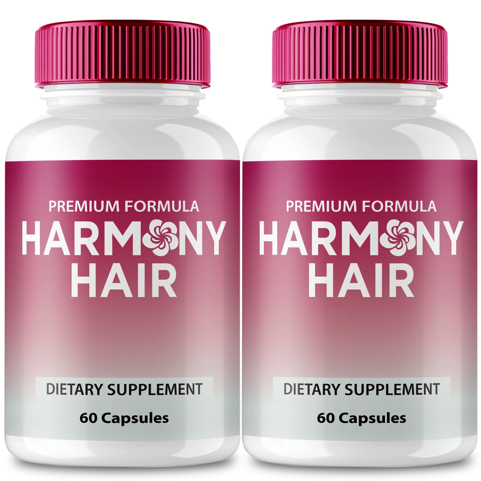 (2 Pack) Harmony Hair Advanced Growth Pills to Support Dry and Damaged Hair