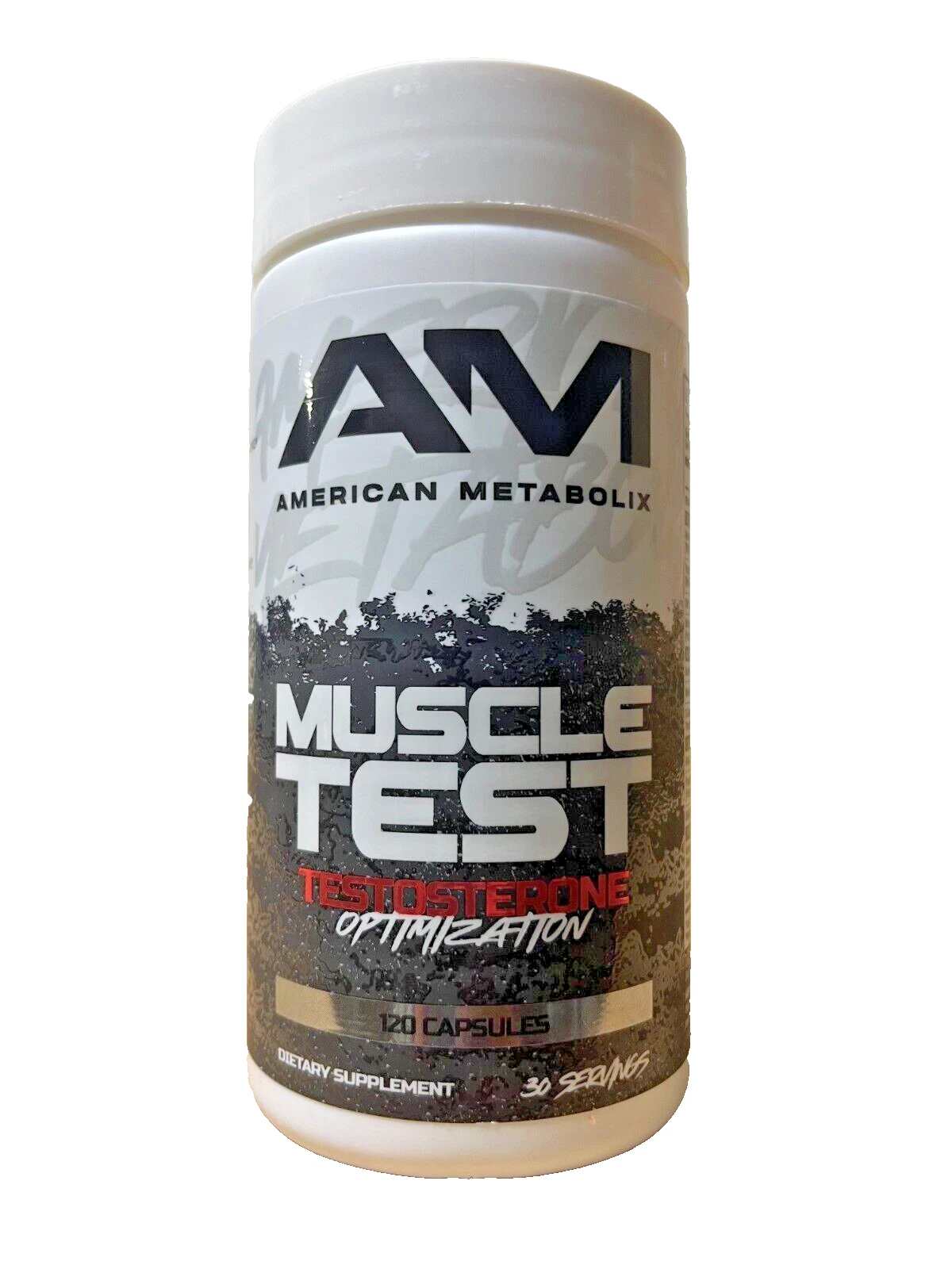 American Metabolix MuscleTest Muscle Test Testosterone Booster 120 Capsules New