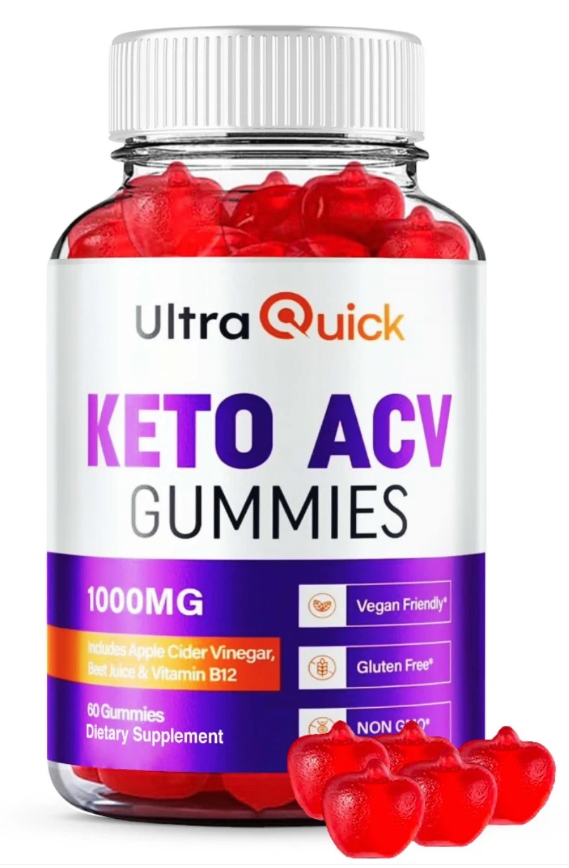 Ultra Quick Keto + ACV All Natural Energy Management Supplement - (60 Gummies)