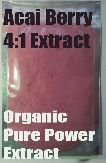 Acai Berry 4:1 Organic Extract Powder 25g-500g- Amazon Antioxidant Superfood