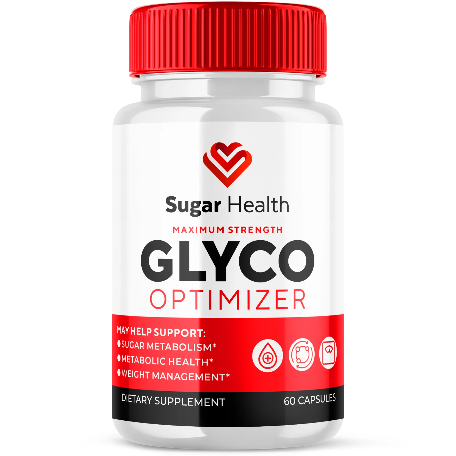 Sugar Health Glyco Optimizer Advanced Glycogen Support Supplement 60 Capsules