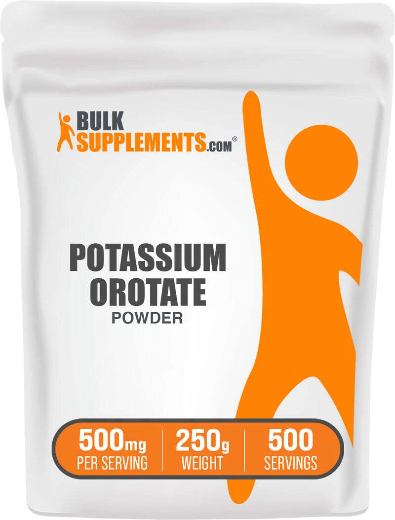 BulkSupplements Potassium Orotate Powder - 500mg per Serving