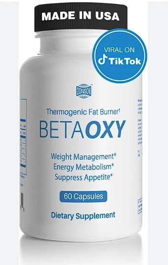 Betaoxy Fat Burner Appetite Suppressant Supplement Donson Labs 60Cap, 10/2025