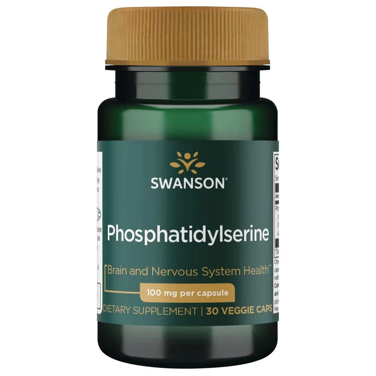 Swanson Phosphatidylserine 100 mg 30 Veggie Capsules