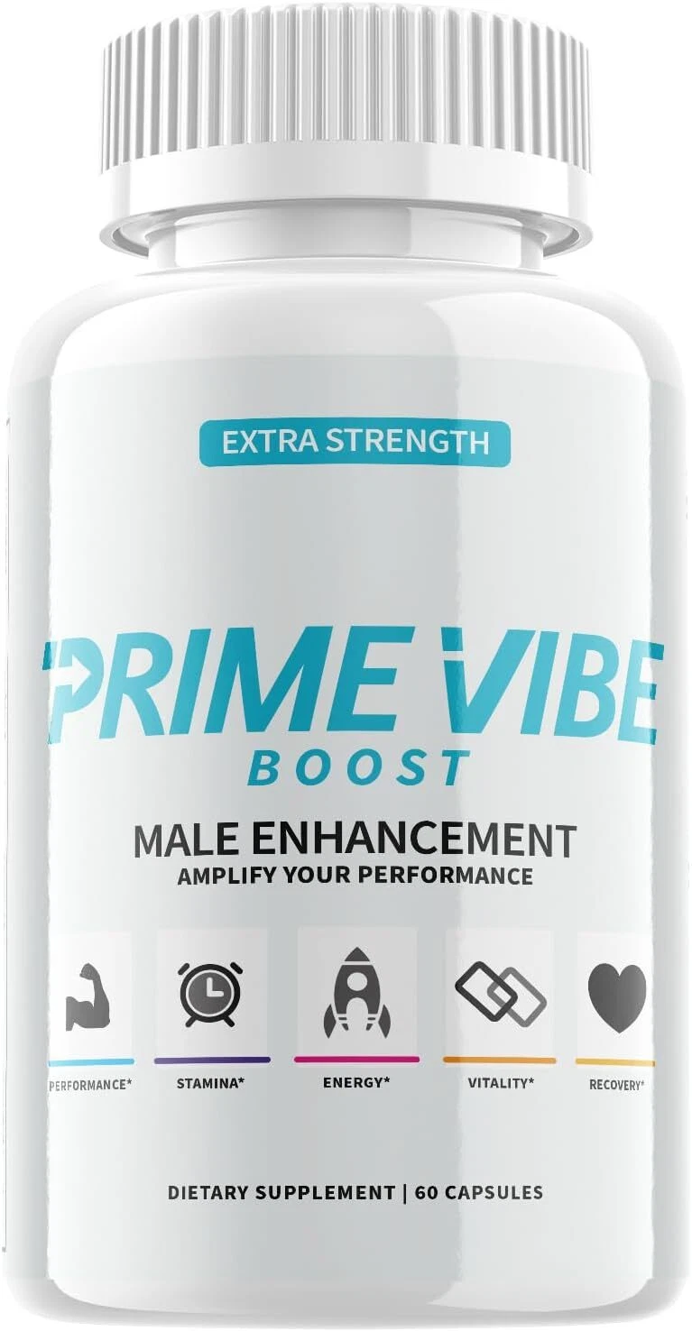 Prime Vibe Boost Pills - Prime Vibe Boost Male Vitality Support ORIGINAL -1 Pack