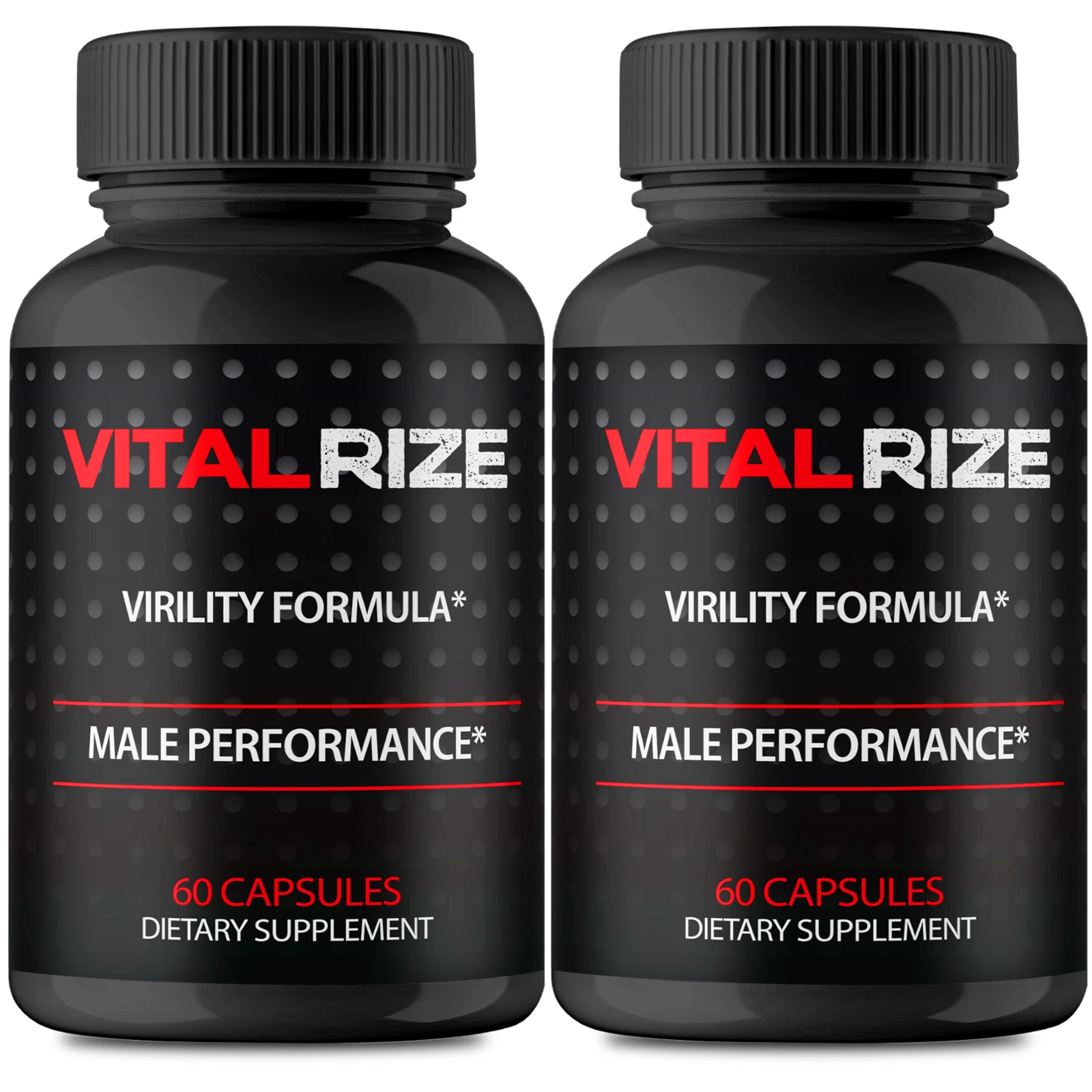 (2 Pack) Vital Rize for Men, Male Enhancement Capsules for Performance & Drive