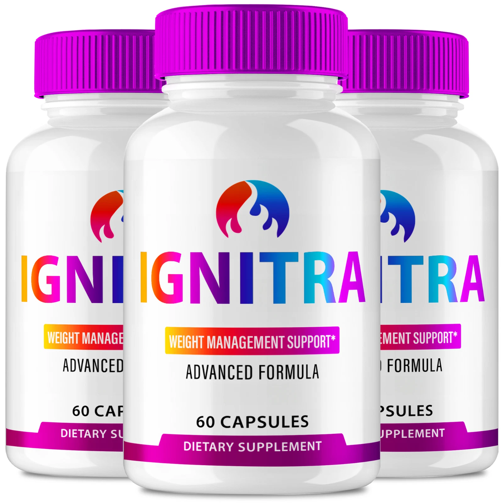 (3 Pack) Ignitra Capsules for Weight loss, Advanced Fat Burning Support Formula