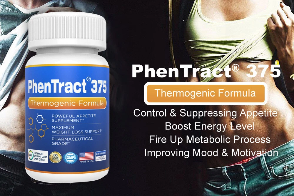 PhenTract375 Phen 375 Alt Hardcore Fat Burning Burner Weight Loss Diet 2 PACK