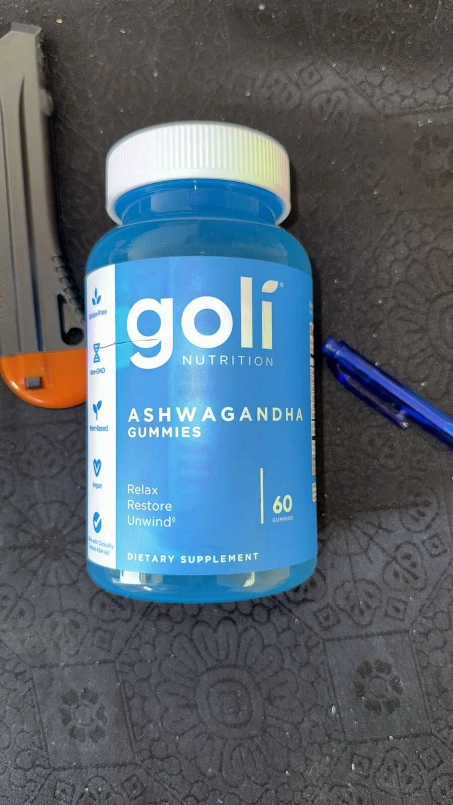 GoliAshwagandha Gummies Mixed Berry 60 Count New in Box