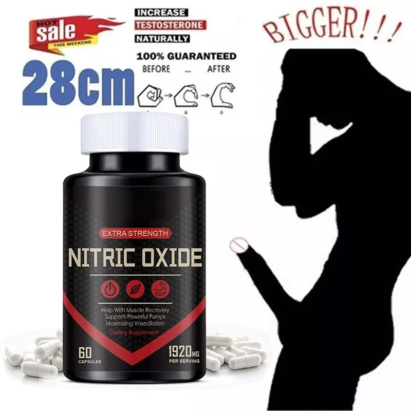 NITRIC OXIDE & CIRCULATION BOOSTER | L-ARGININE, L-CITRULLINE | EXTRA STRENGTH