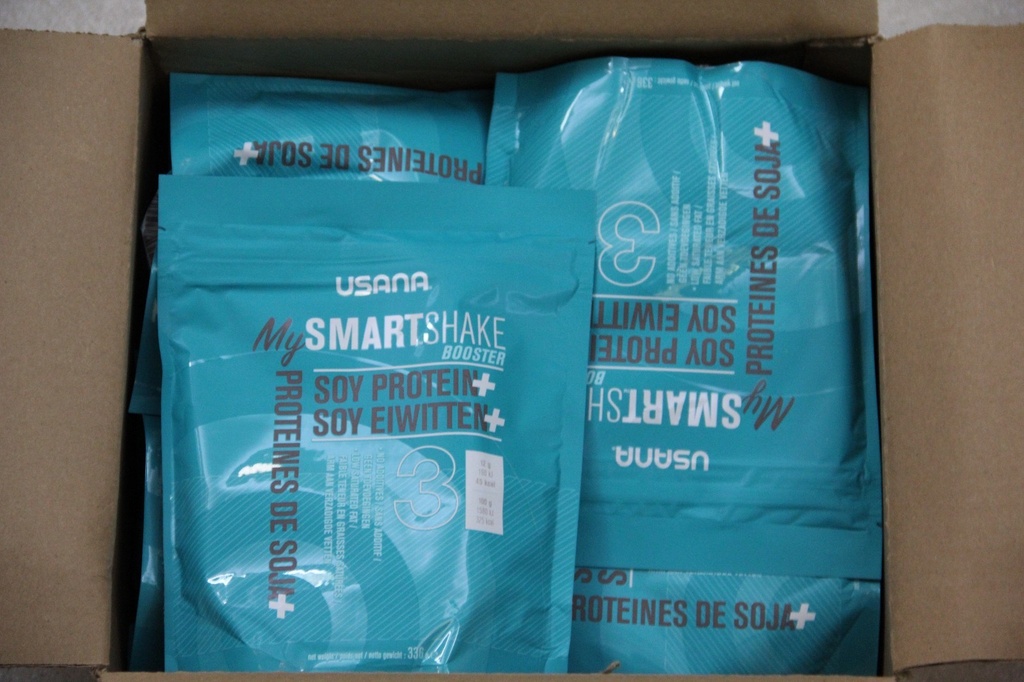 RETAIL $72.45 NEW 3 Bags of Booster Usana MySmartShake Soy Protein 3 EXP 2028