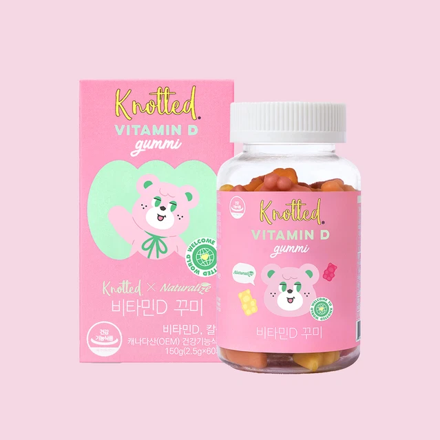 Knotted x Naturalize Vitamin D Gummi (60ea)