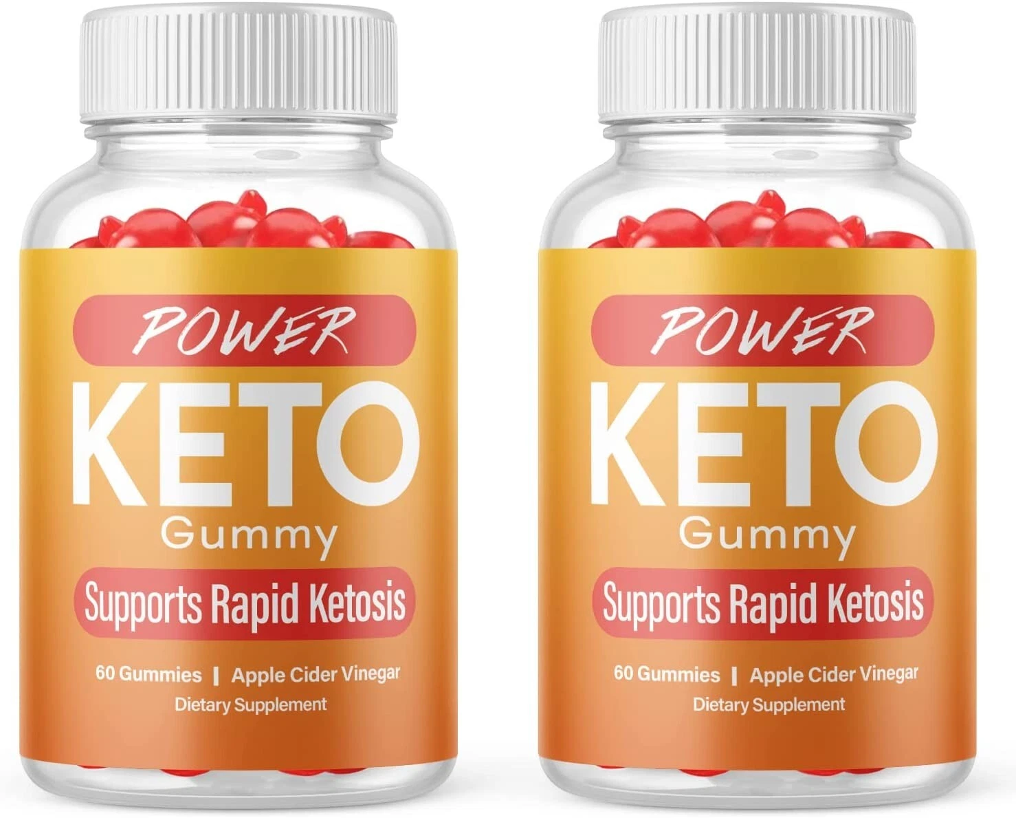 2-Power Keto Gummies, Weight Loss, Fat Burner, Appetite Suppressant Supplement
