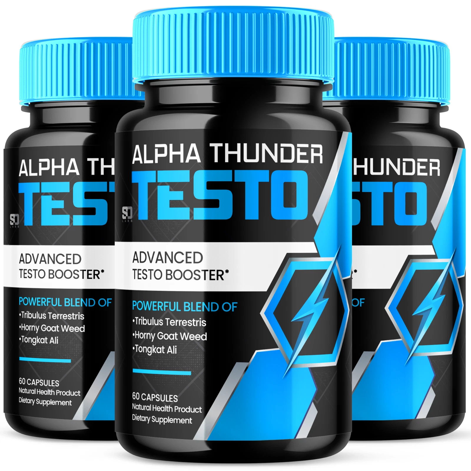 (3 Pack) Alpha Thunder Pills, Maximize Energy, Vitality & Stamina 180 Capsules