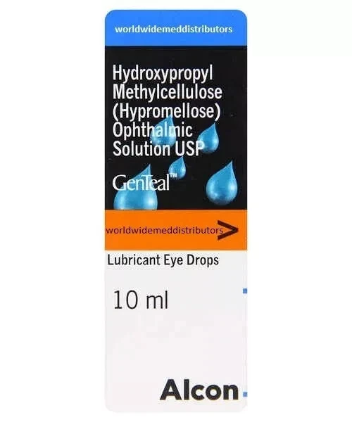 5 X Alcon GenTeal 10ml Each Moisturizing Lubricant Eye Drops