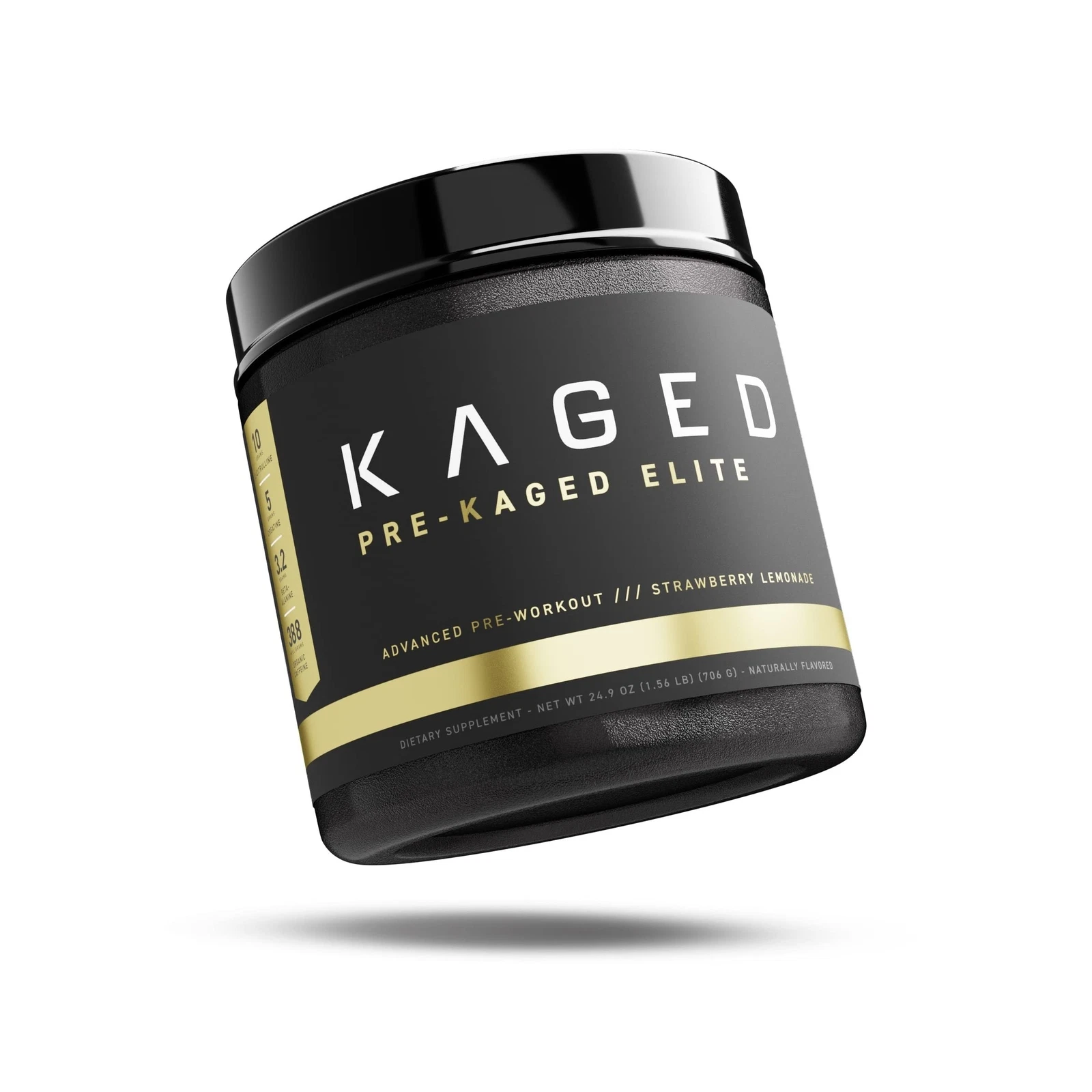 Kaged High Stimulant Pre Workout Powder | Strawberry Lemonade | Pre-Kaged Eli...
