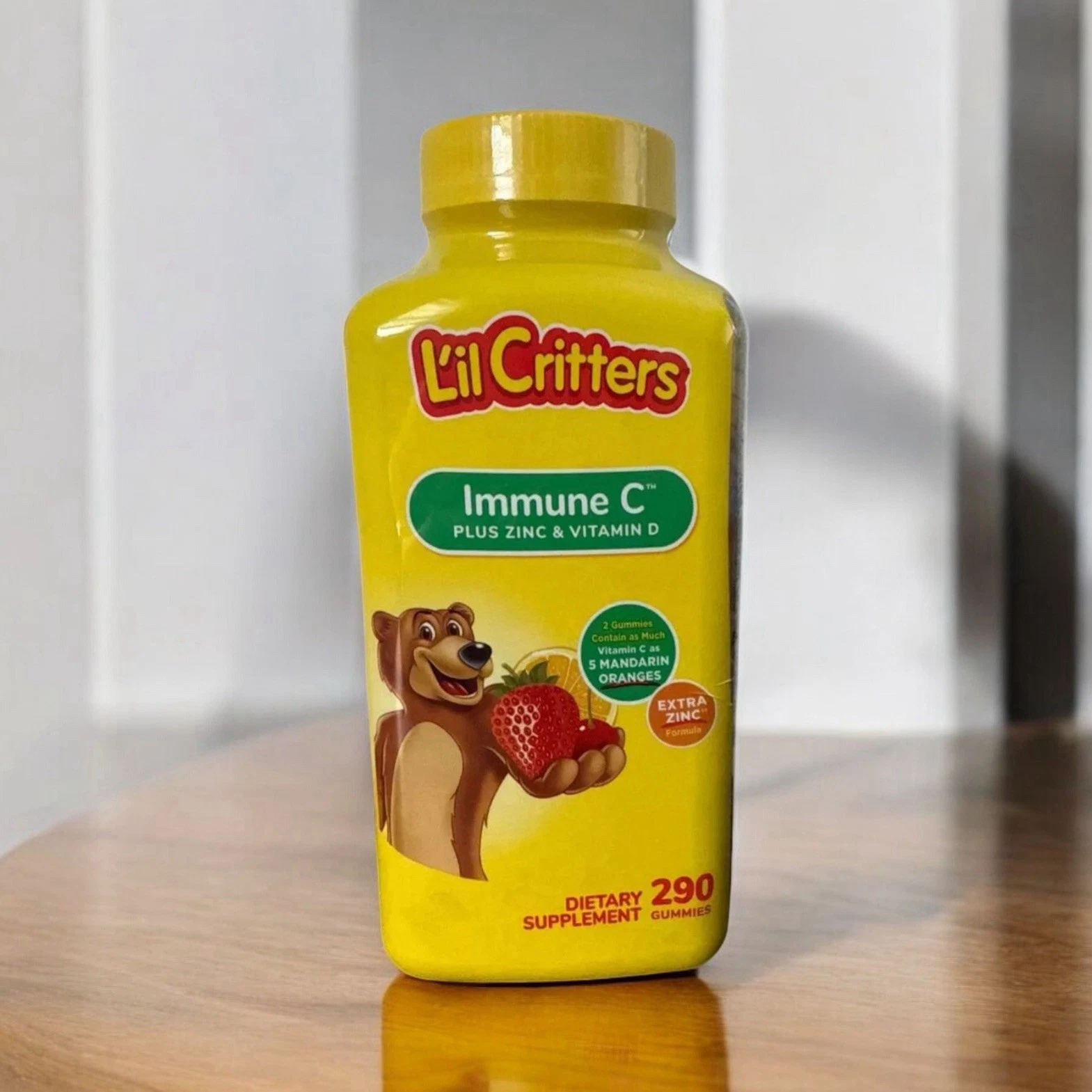 Lil Critters Immune C Plus Zinc & Vitamin D 290 gummies 12/2025