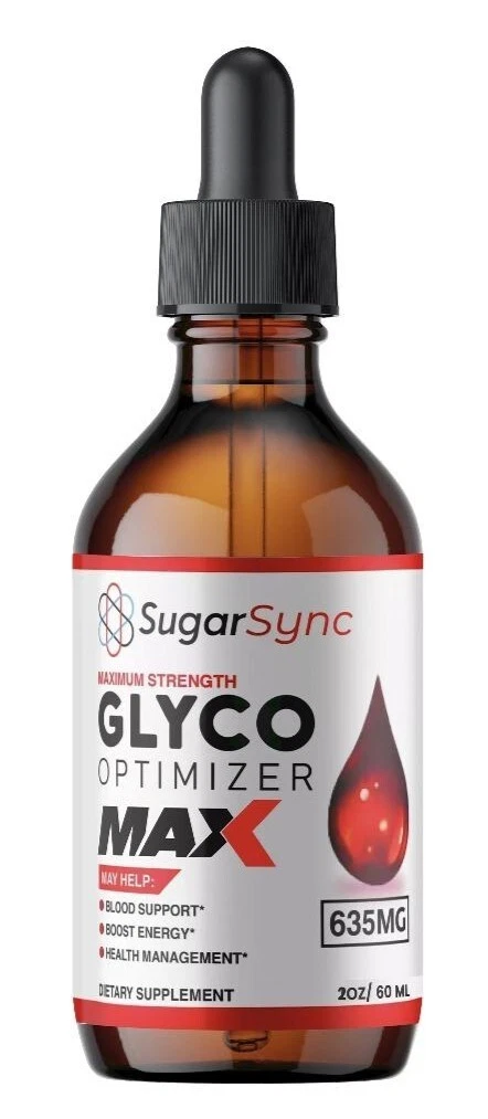 Sugar Sync Glyco Drops, SugarSync Optimizer Max Strength Supplement (1 Pack)