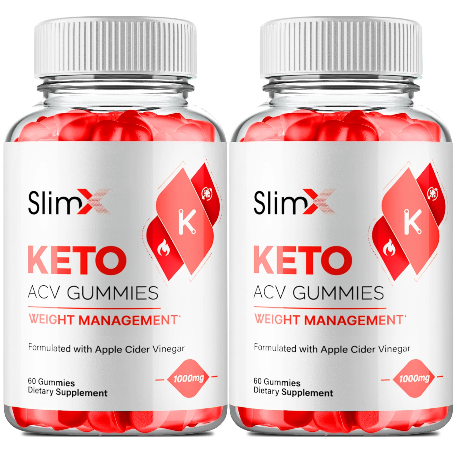 SlimX Keto ACV Gummies - Official Formula - (2 Pack)