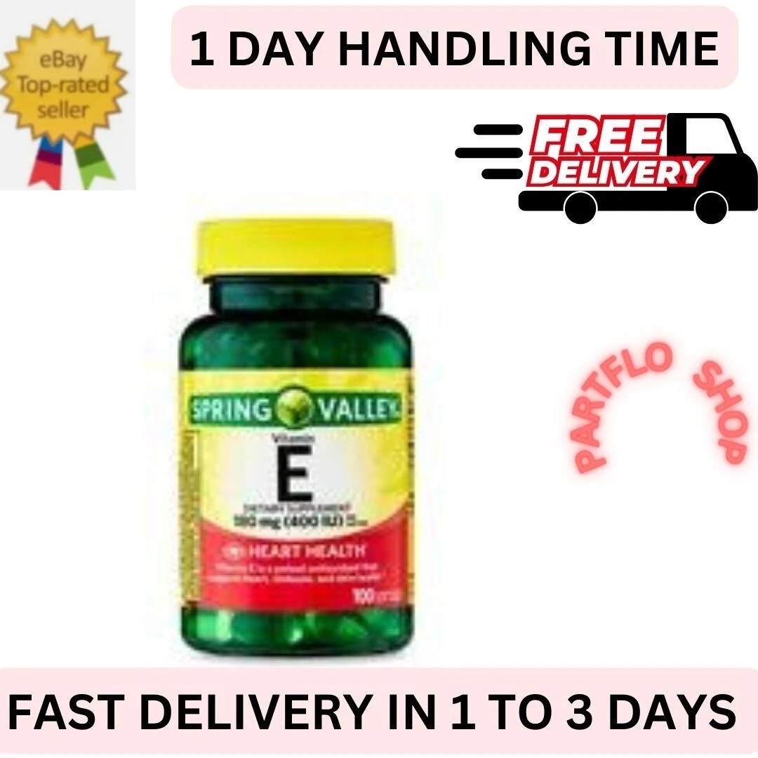 Spring Valley - Vitamin E 400 IU 100 Softgels