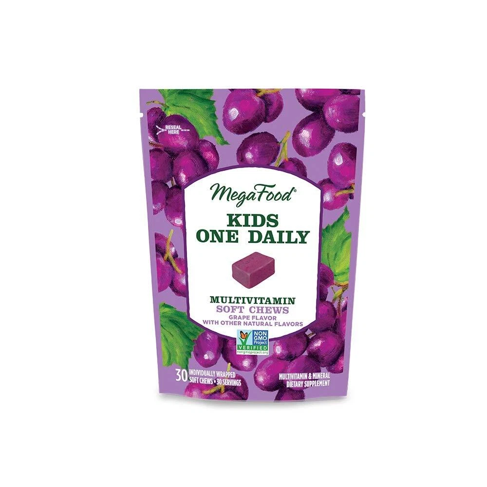 Kids One Daily Multivitamin Soft Chews Grape 30 Chew