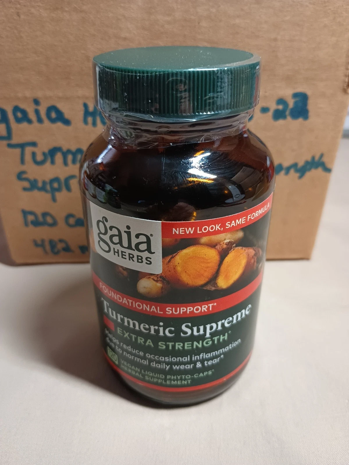 Gaia Herbs Turmeric Supreme 120 Cap. Read