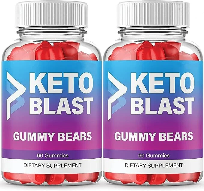 (2 Pack) Keto Blast ACV Gummies Weight Loss - 120 Gummies