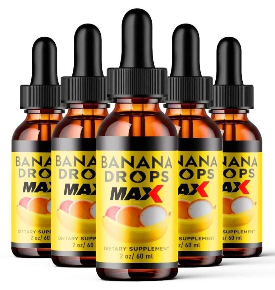 (5 Pack) Banana Drops MAX to Accelerate Weight Loss and Maximize Fat Burning