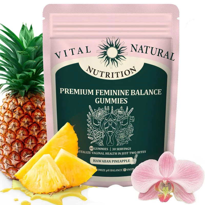 Vital Source Feminine Balance Gummies - Hawaiian Pineapple 60-180 Gummies