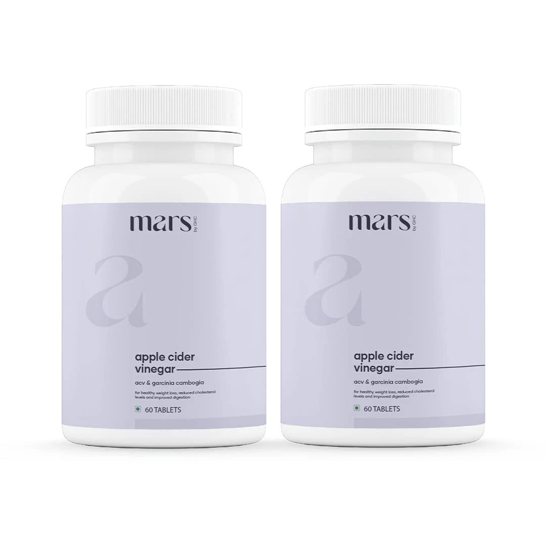 mars by GHC Weight Loss Max 60 Capsules + Kapiva Get Slim Mix 15 sachets-2pc