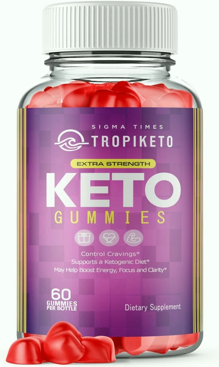 Tropiketo Fat Burning Gummies for Advanced Weight Loss and Energy 60ct