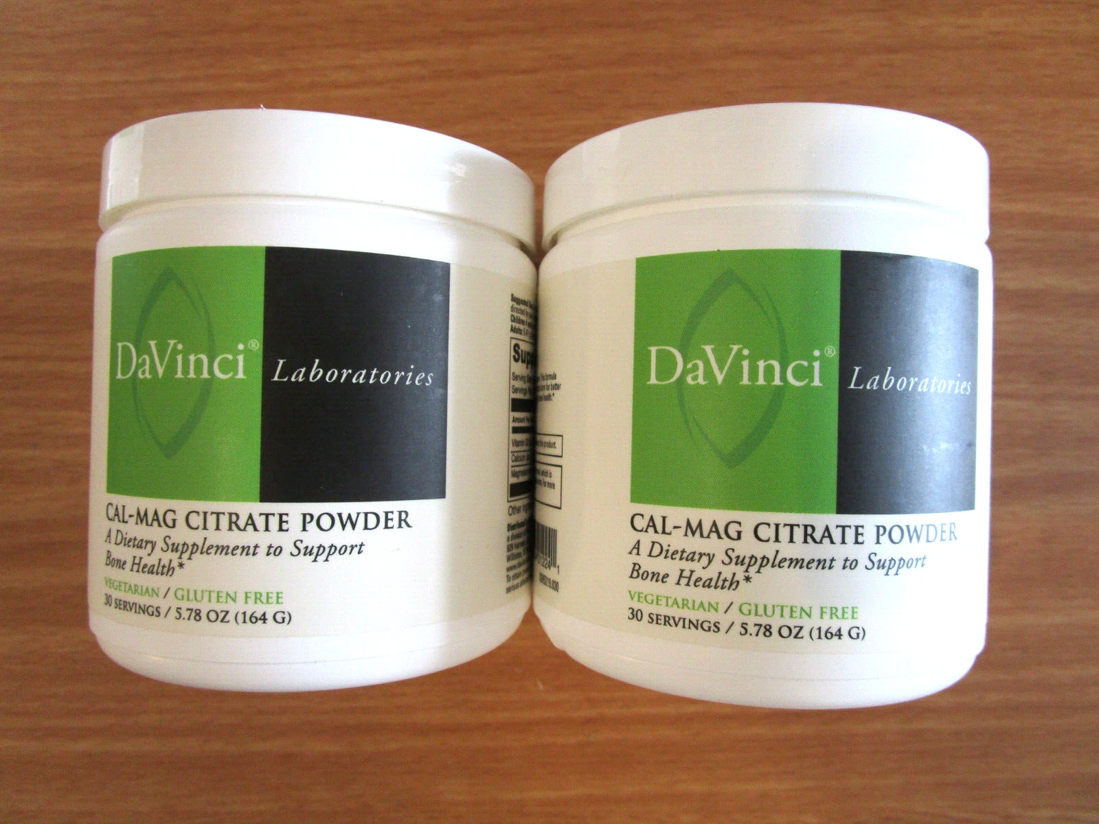 LOT OF 2 DaVinci Laboratories Vermont, CAL-MAG Citrate Powder, 5.78 oz (164 g)