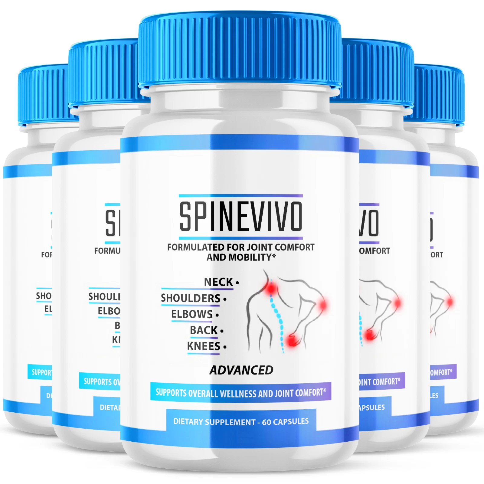 Spinevivo Advanced Joint Support Spine Vivo Formulated for Mobility 300 Capsules