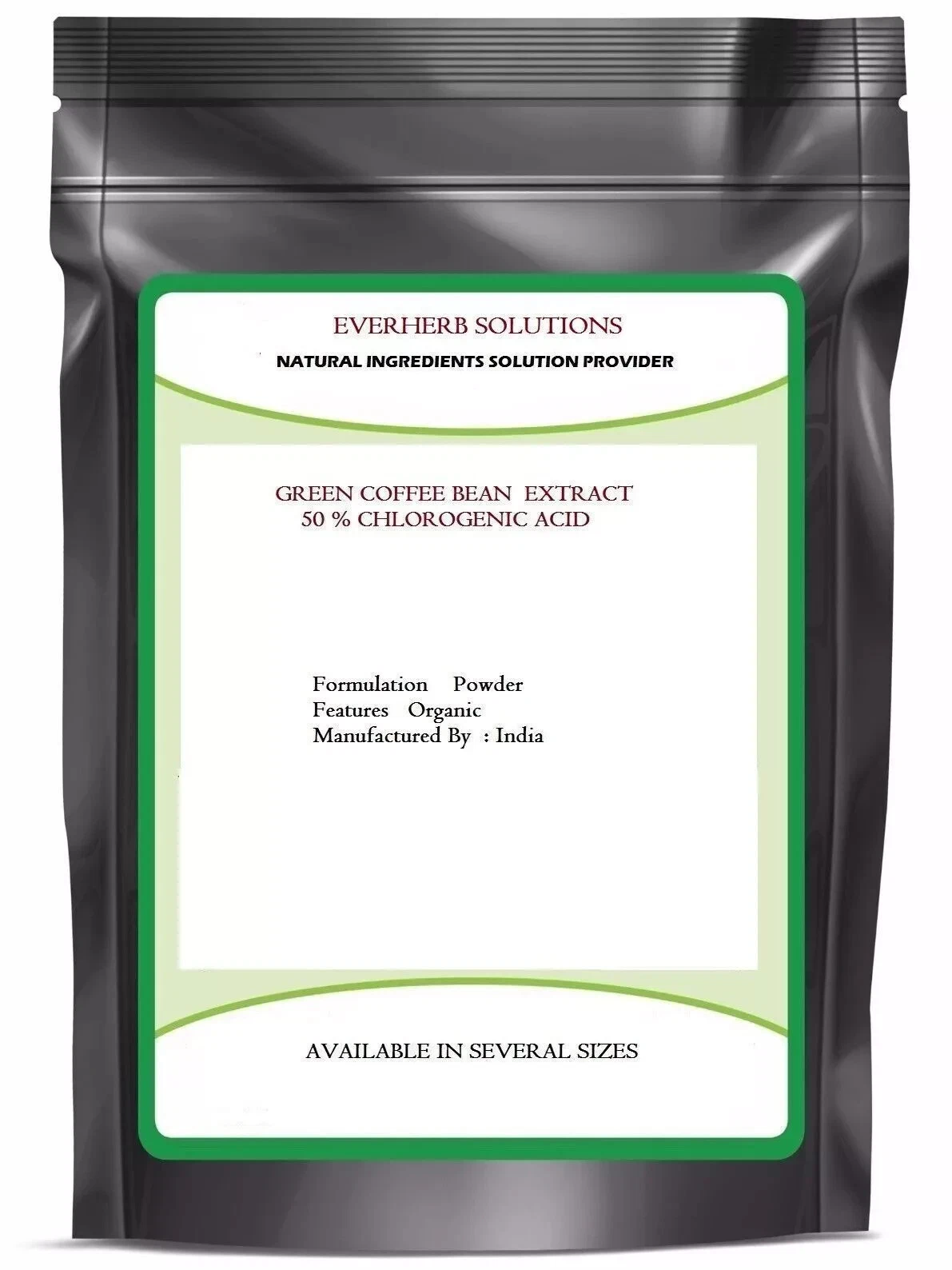 Green Coffee Bean Extract Powder ( 50% Chlorogenic Acid ) Pure & Best Quality