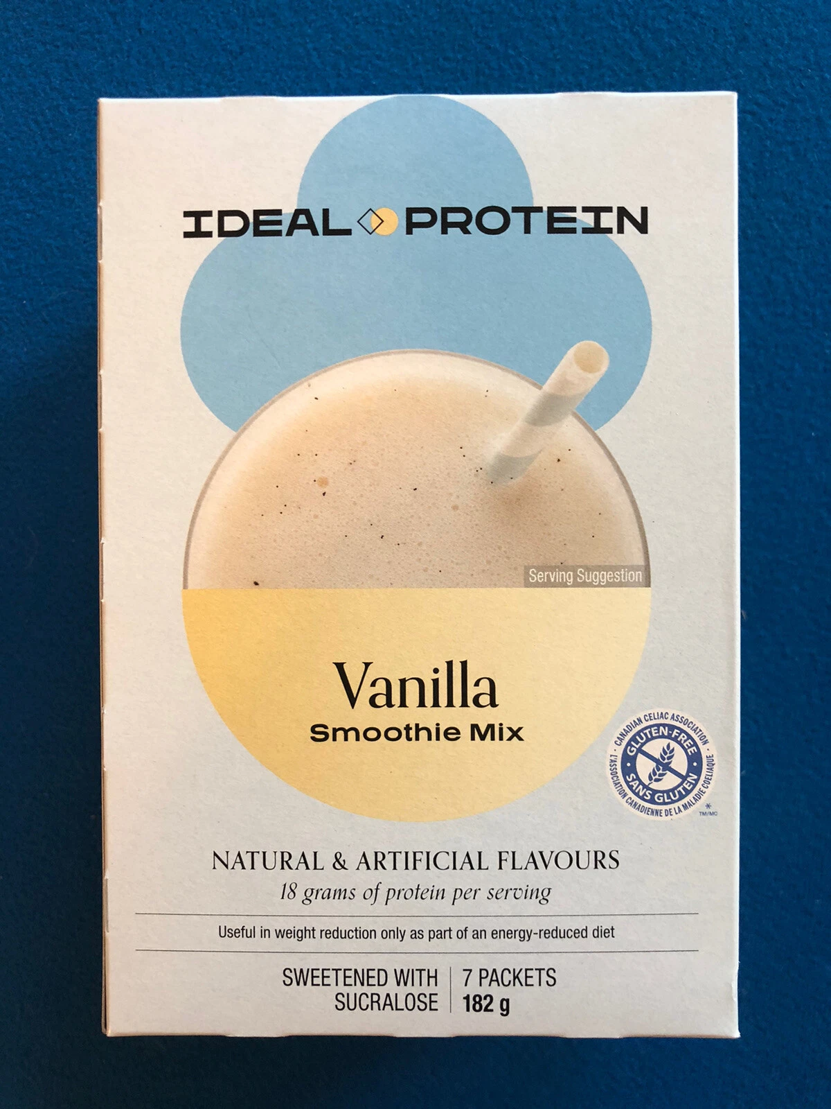 Ideal Protein Vanilla Smoothie Mix - 7 Packets - EXP 5/31/27 - FREE SHIPPING