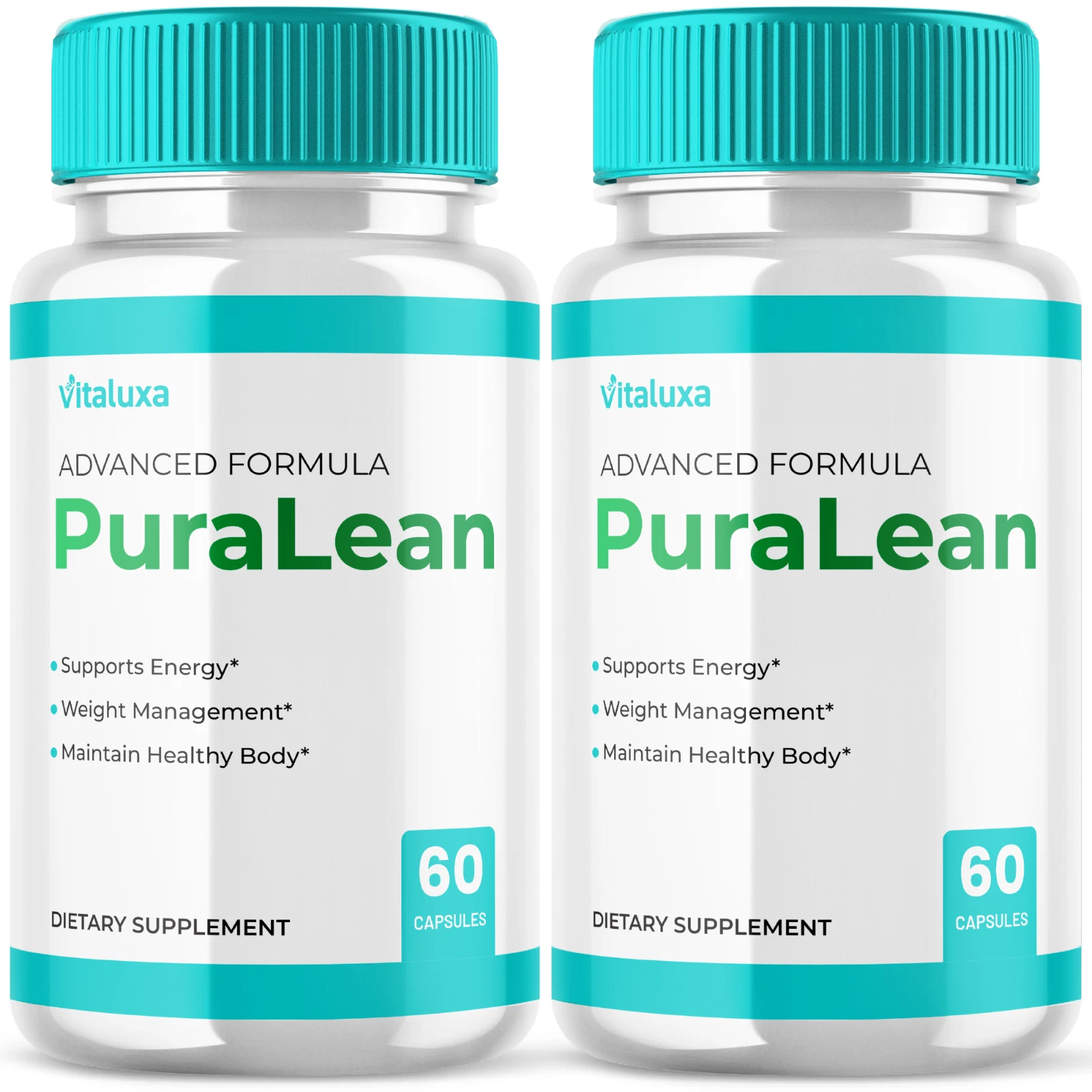 (2 Pack) PuraLean Capsules for Weight loss, Pura Lean Formula (120 Capsules)