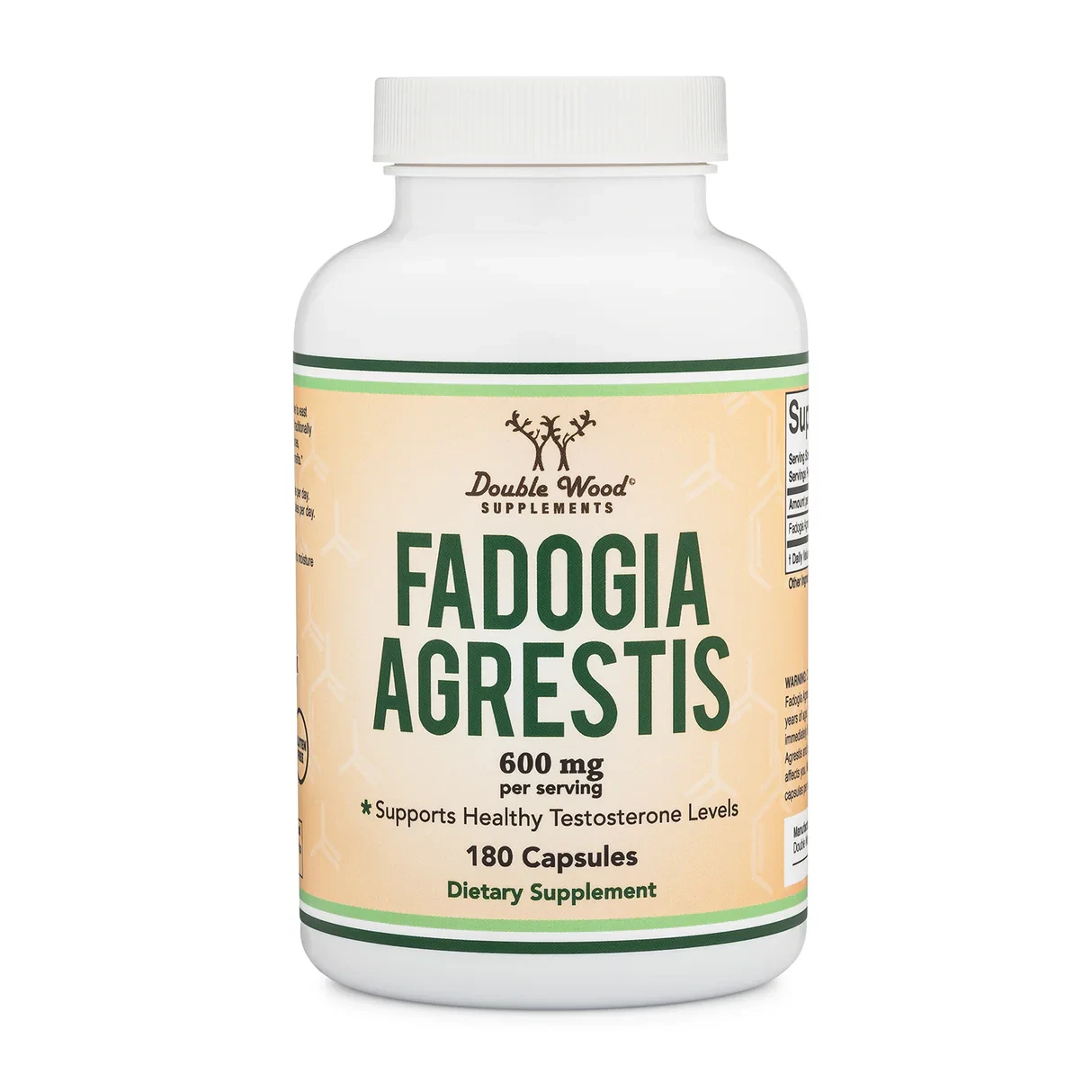 Fadogia Agrestis Extract 180 Capsules 600mg Supports Testosterone Level