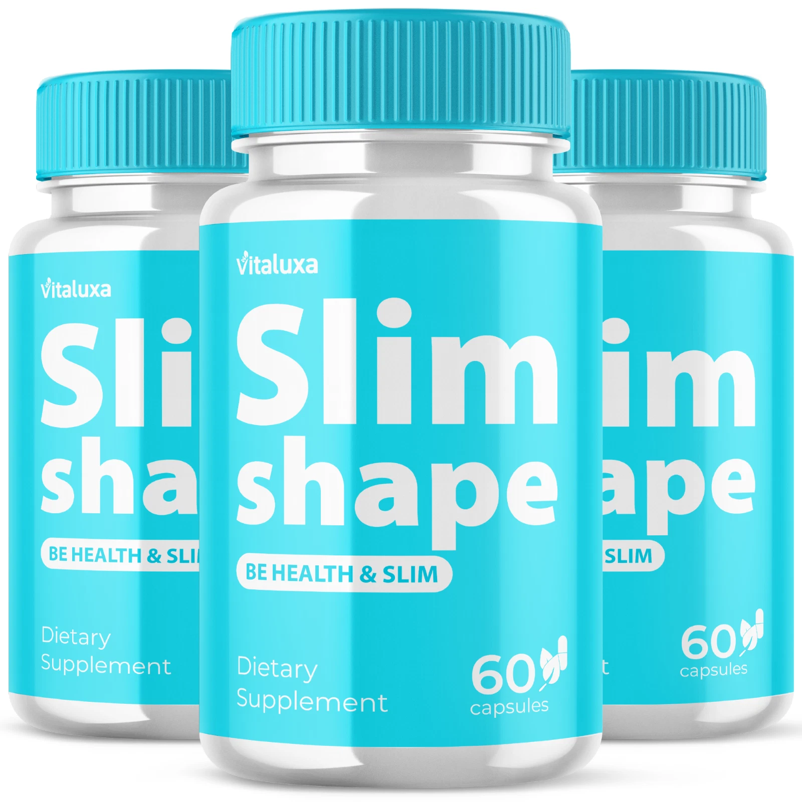 (3 Pack) Slim Shape Pills Weight Loss, Advanced SlimShape Formula (180 Capsules)