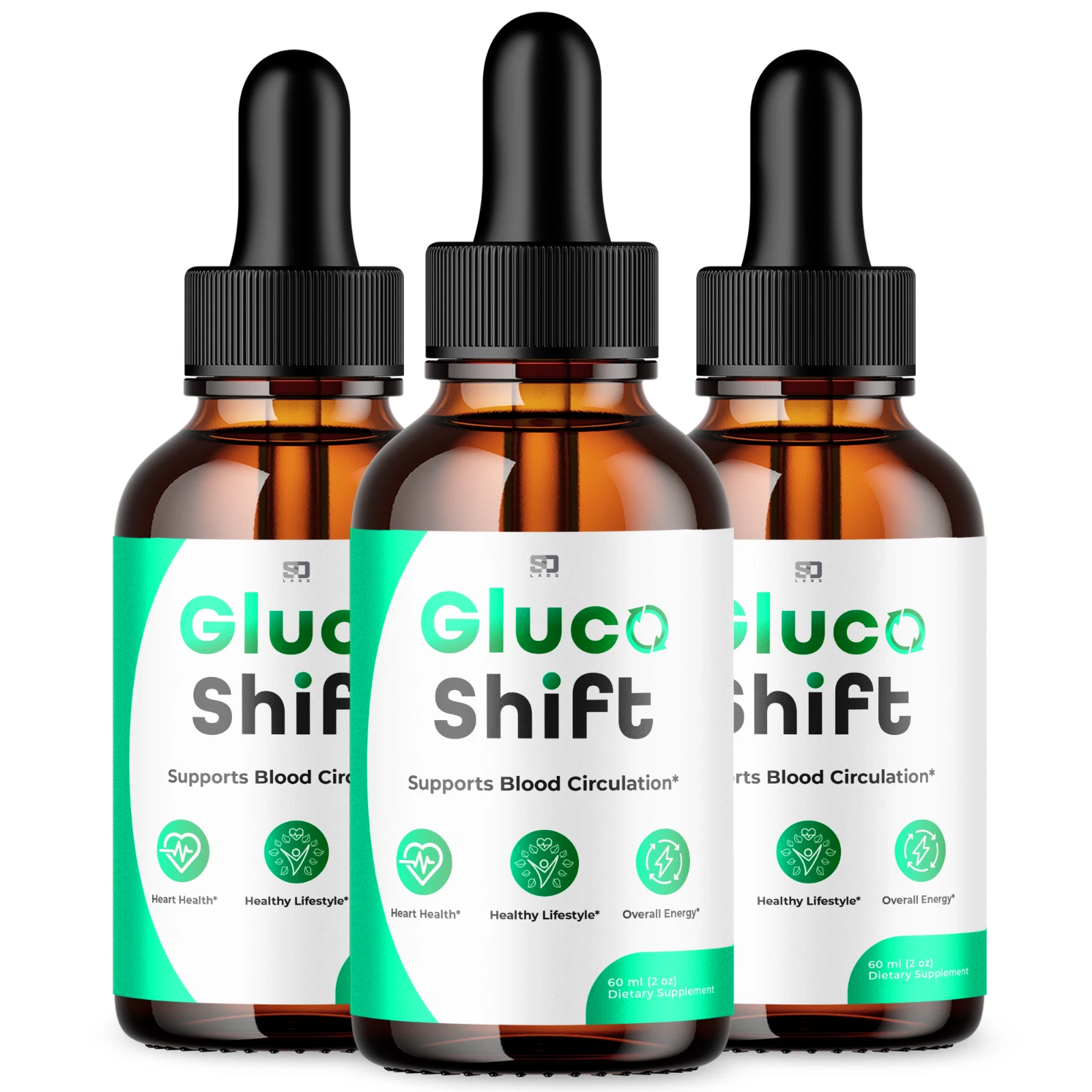 Gluco Shift Blood Drops - Supports Blood Health & Balanced Lifestyle - 3 Pack