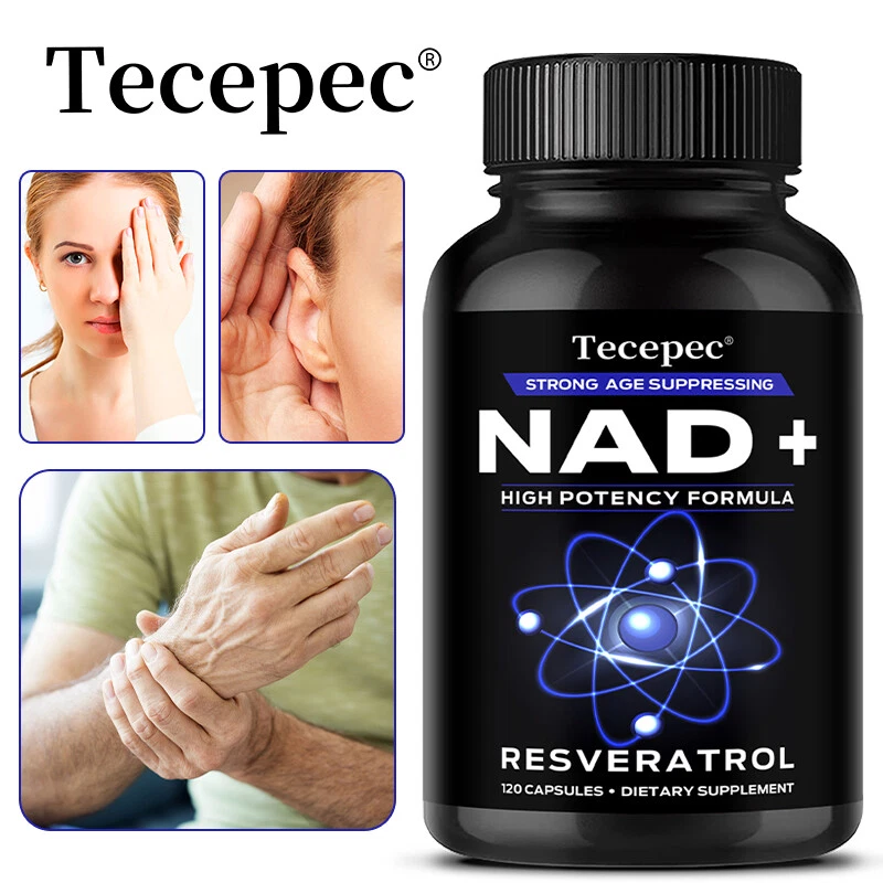 Nicotinamide Riboside + Resveratrol NAD+ Supplement 900mg Anti-Aging