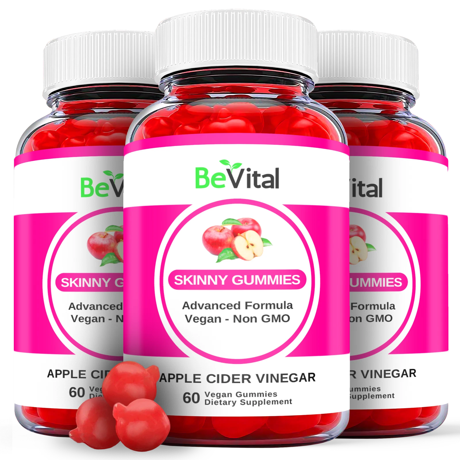 (3 Pack) Be Vital Keto ACV Gummies - Be Vital Keto Gummies, Weight Loss-180 Gums