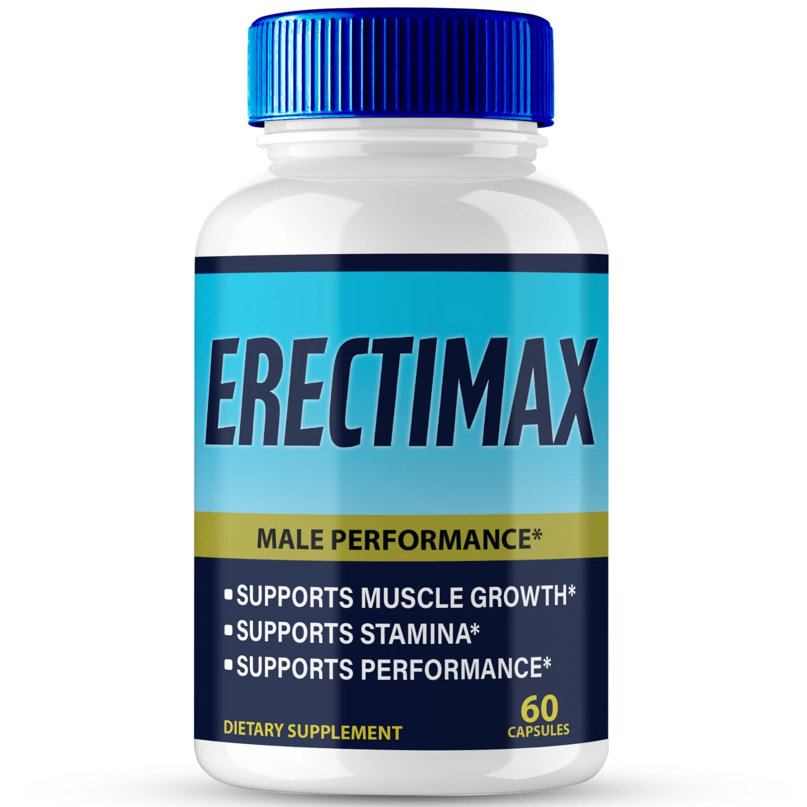 Erectimax Capsules for Men, Natural Male Vitality and Wellness 60ct