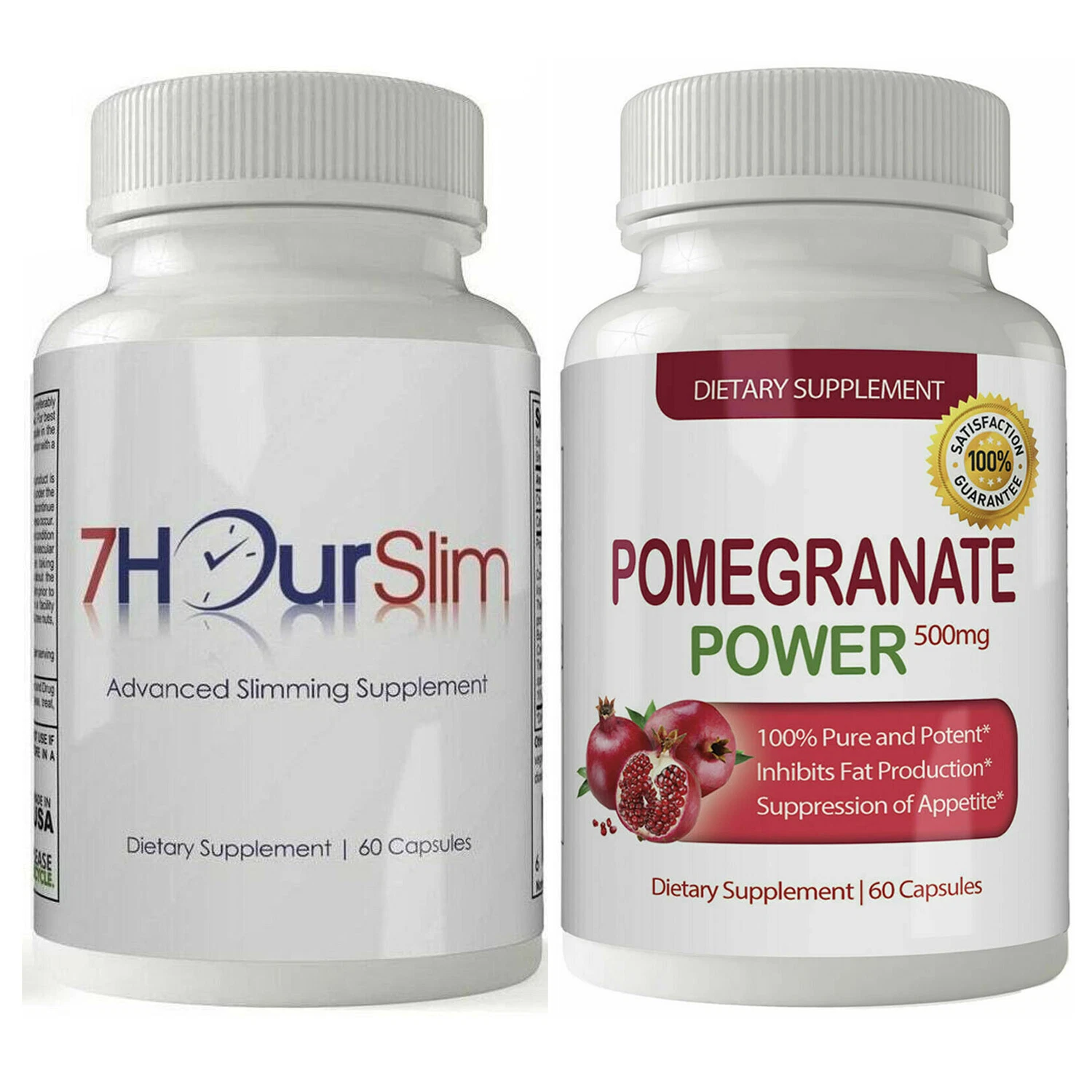 7Hour Slim Fat Burner Weight Loss Pills Pomegranate Appetite Control Supplements