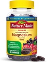 Nature Made Magnesium Glycinate Gummies 100 mg | 40 Count Mixed Berry | BB 9/25